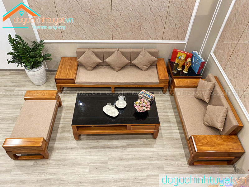 Sofa Thái Bình Gõ Đỏ